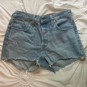 Distressed Levi Shorts